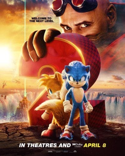 CINEMA : Sonic, le film 2, dernier trailer nerveux et poster en hommage à une jaquette d'antan