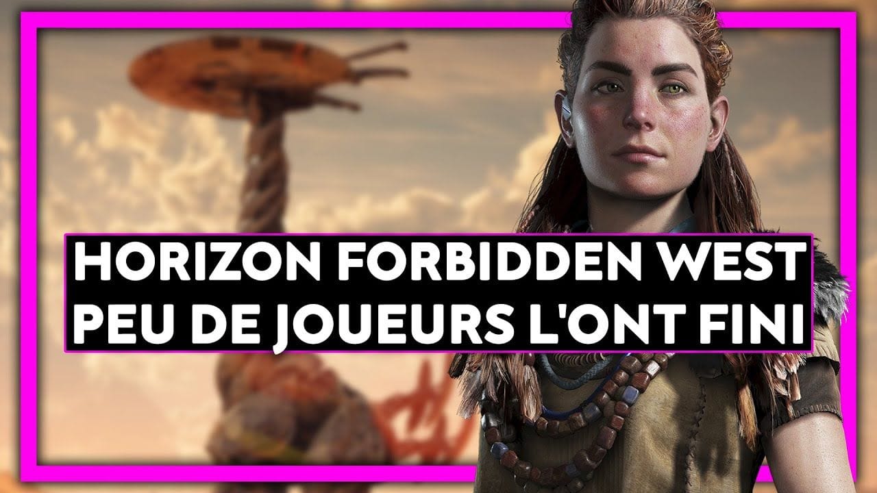 Horizon Forbidden West : peu de joueurs l'ont fini 🔍