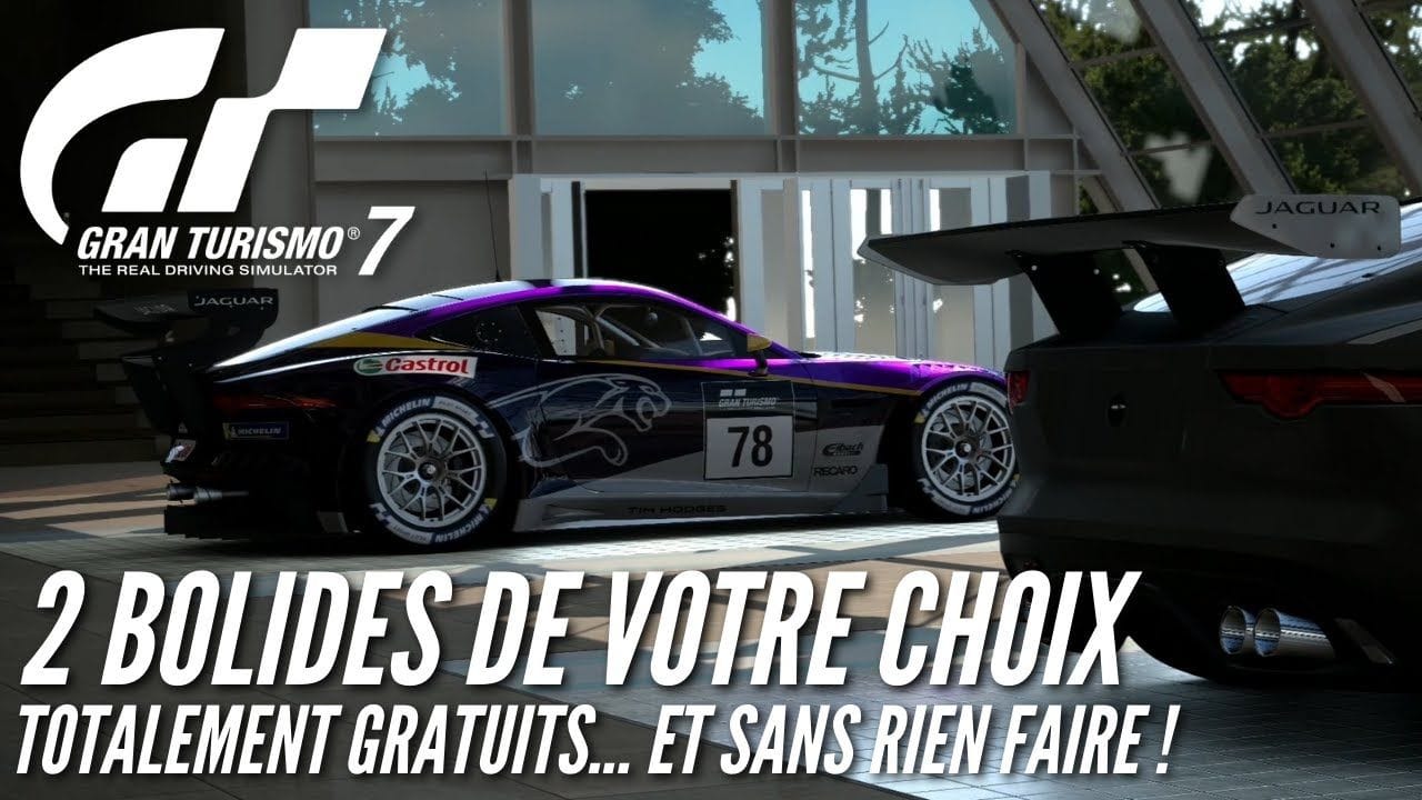 Gran Turismo 7 - 2 bolides de votre choix totalement gratuits... et sans rien faire !