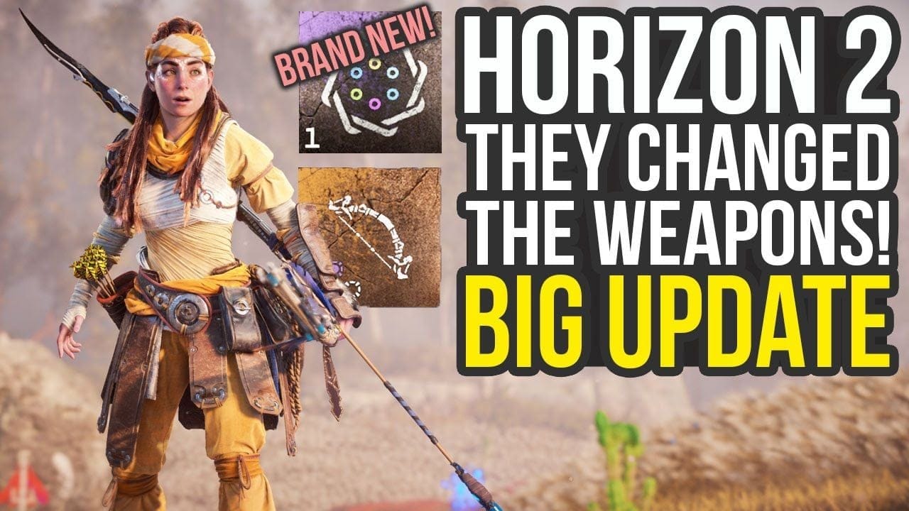 Horizon Forbidden West Update 1.11 Fixes Legendary Weapons & Way More (Horizon Forbidden West 1.11)