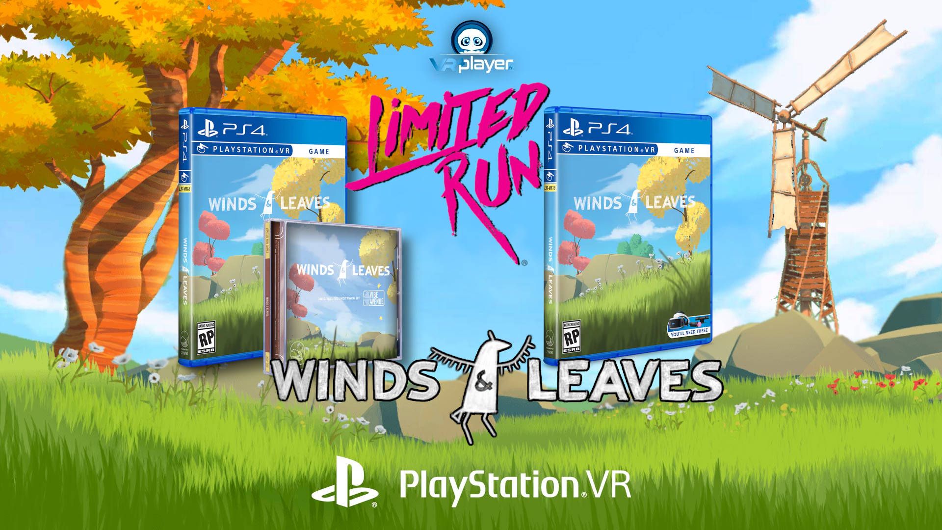 Winds and Leaves en physique chez LIMITED RUN sur PSVR