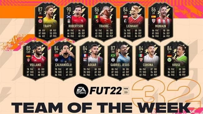 FIFA 22 : TOTW 32 : Jesus, Aouar et Robertson étincelants - FIFA 22 - GAMEWAVE