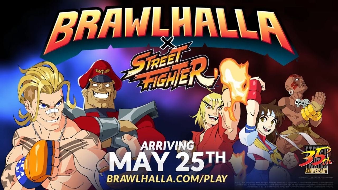 Brawlhalla : 5 nouveaux personnages de Street Fighter rejoignent le roster !