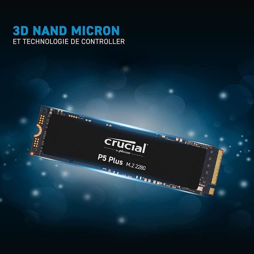 Les bons plans de la rédac' - Le SSD Crucial P5 Plus compatible PS5 à son plus bas prix