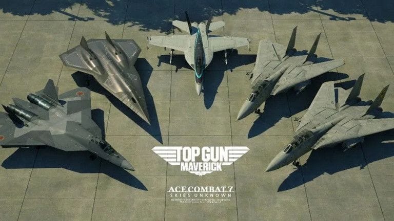 Top Gun Maverick dans Ace Combat 7, c'est tout de suite en DLC !