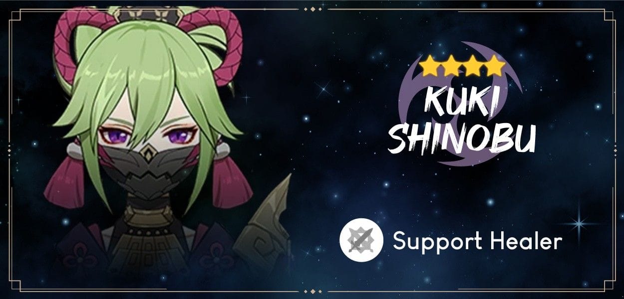 Genshin Impact - Présentation de Kuki Shinobu - Next Stage