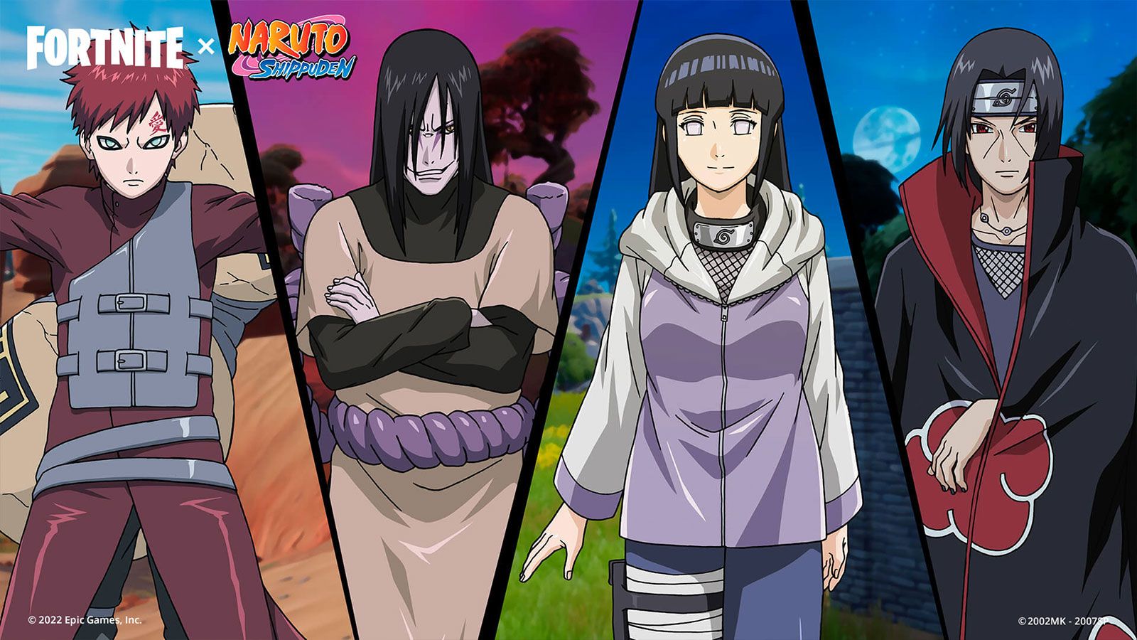 Naruto de retour avec ses rivaux sur Fortnite : skins, défis, Konoha, Nindo 2022...