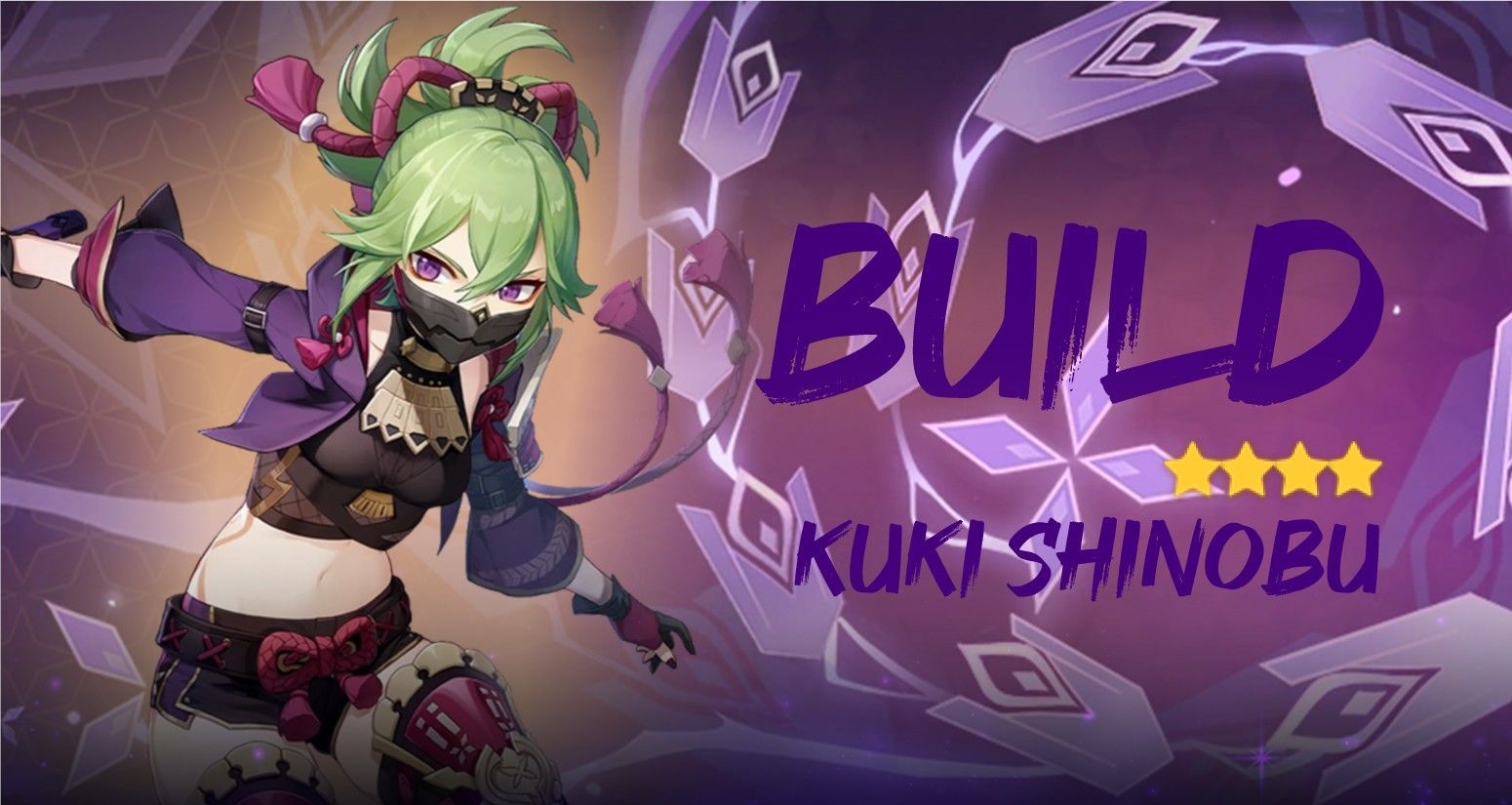 Genshin Impact – Kuki Shinobu : Build, Armes, Artéfacts et Teams - Next Stage