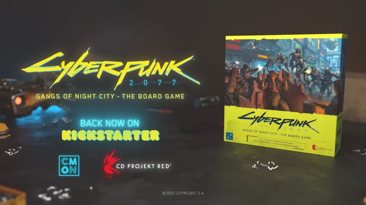 Cyberpunk 2077 : Gangs of Night City – La campagne Kickstarter du jeu de société officiel est lancée !