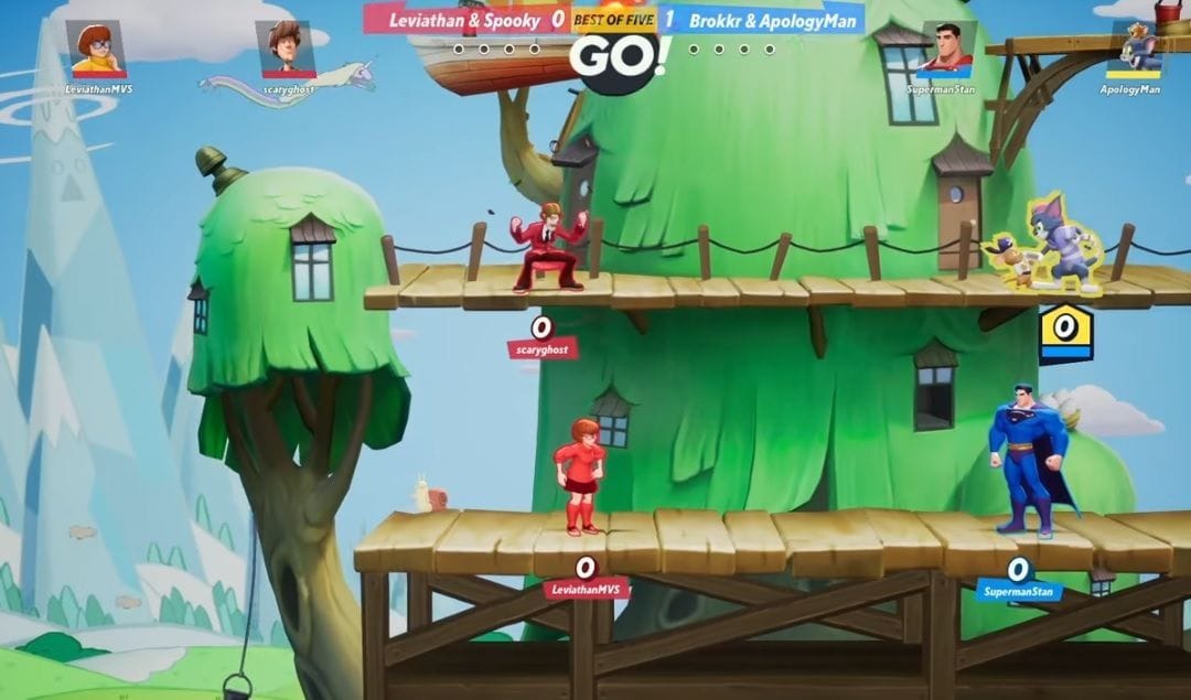 MultiVersus : une nouvelle vidéo de ApologyMan et Brokkr contre Spooky et Leviathan !
