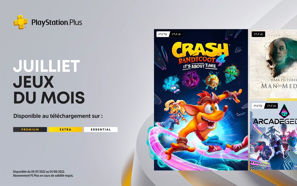 Playstation Plus : voici la liste officielle des jeux offerts en juillet 2022