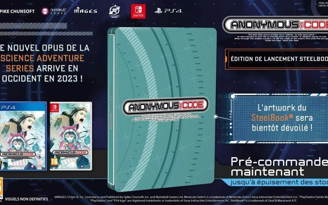 Anonymous;Code : Un trailer d'annonce, et une édition physique pour la France !