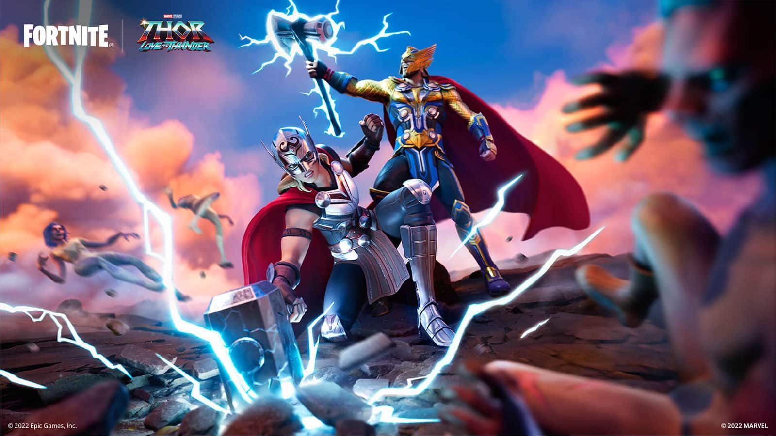 Deux nouveaux skins de Thor : Love and Thunder s'abattent sur Fortnite