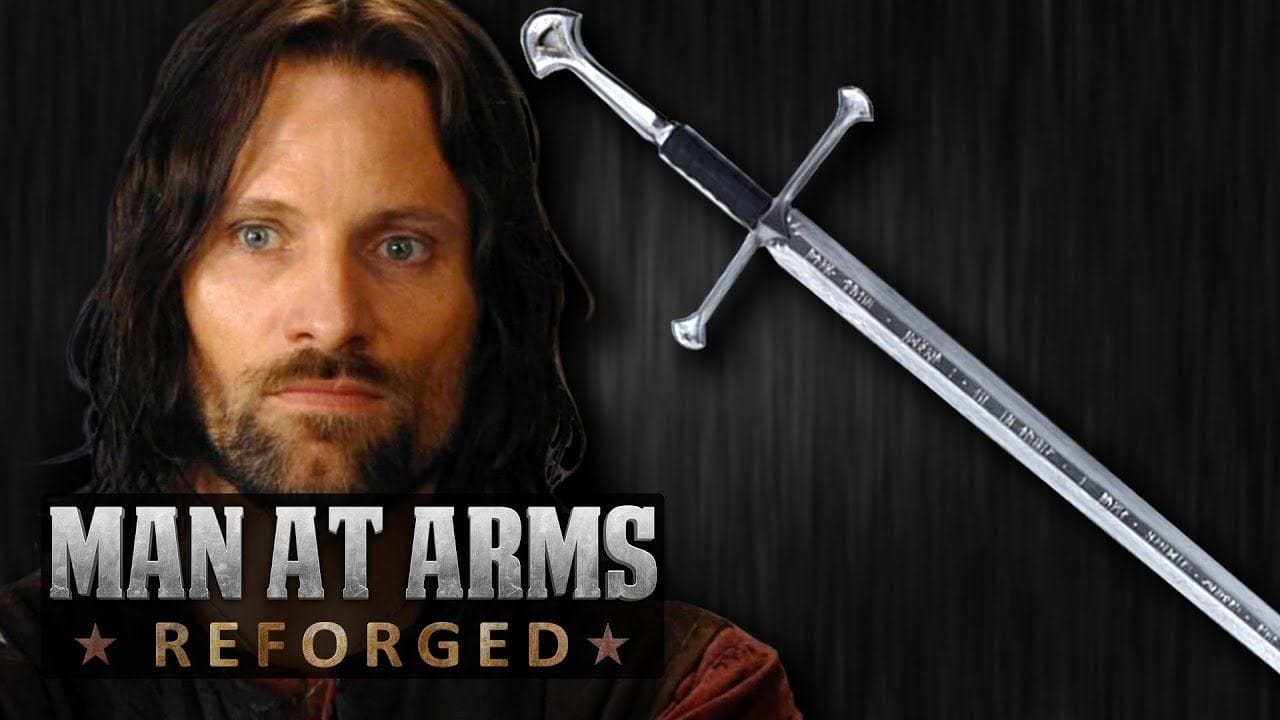 Aragorn's Narsil / Andúril (Lord of the Rings) - MAN AT ARMS: REFORGED
