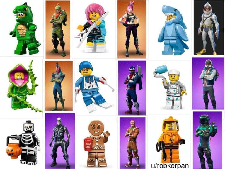 Des tenues de Fortnite inspirées par LEGO ? - Fortnite Battle Royale : guide complet, astuces, cartes, défis, mises à jour - jeuxvideo.com