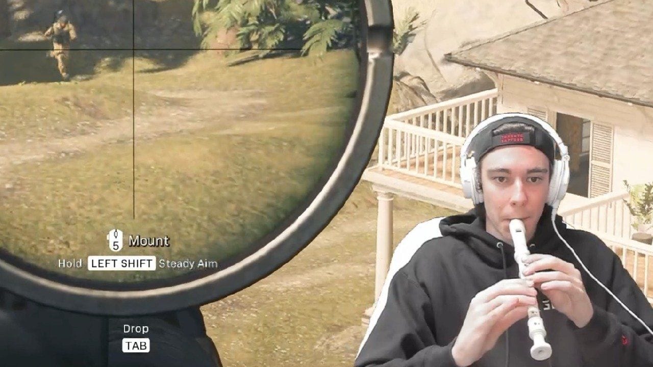 L'image du jour : des frags à la flûte sur Call of Duty (oui oui, à la flûte)