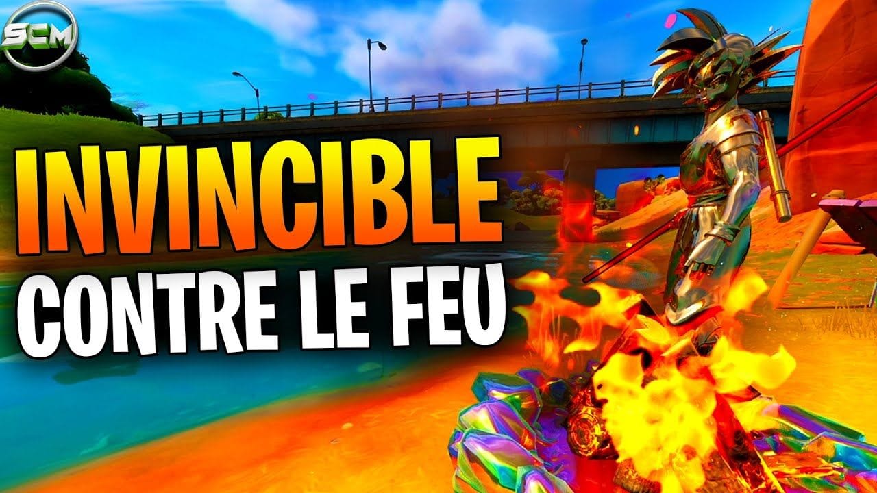 COMMENT ÊTRE INVINCIBLE CONTRE LE FEU SUR FORTNITE, TOP ASTUCE CHROME FORTNITE SAISON 4 CHAPITRE 3