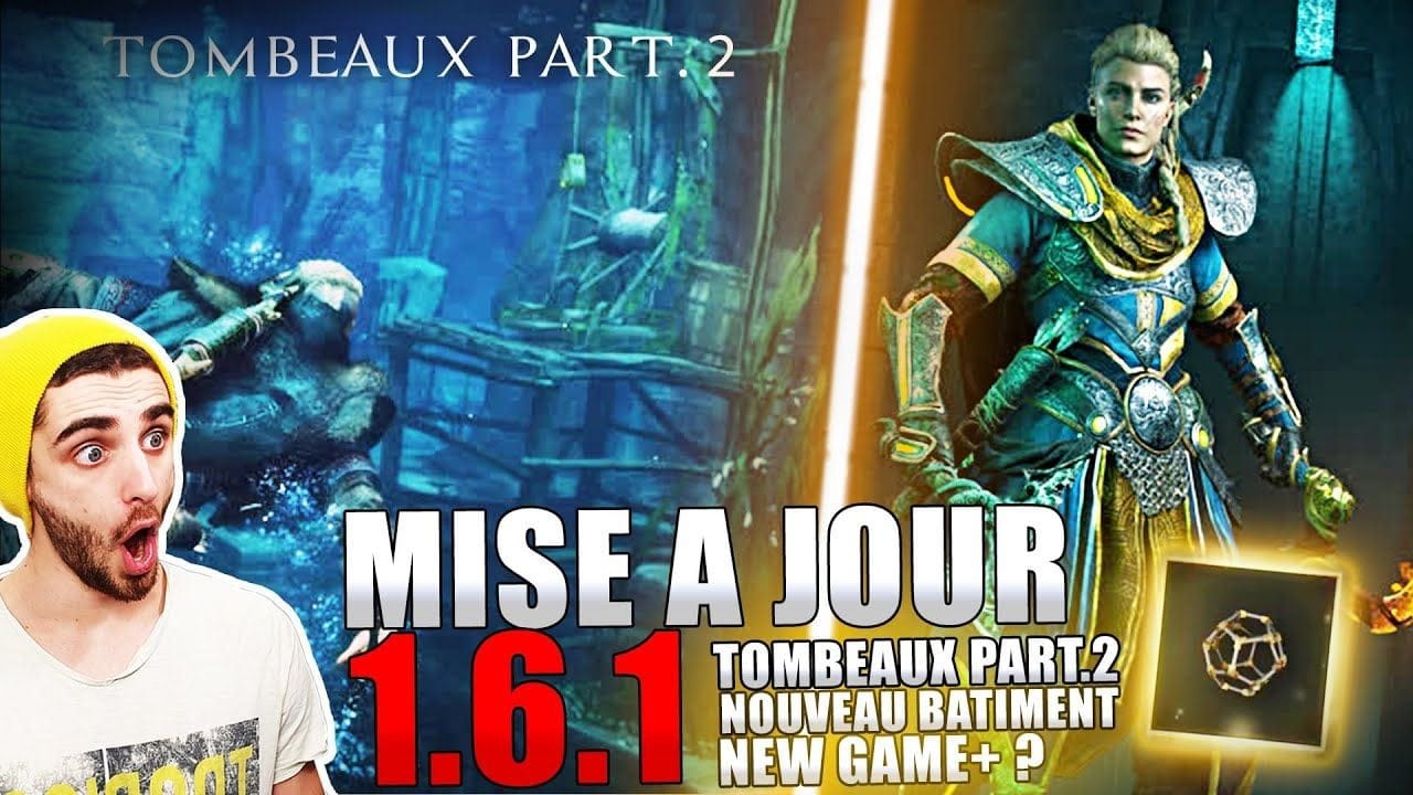 Assassin's Creed Valhalla : MAJ 1.6.1 - Les TOMBEAUX Part 2. (Emplacements) !! 🔥 Nouveau Bâtiment !