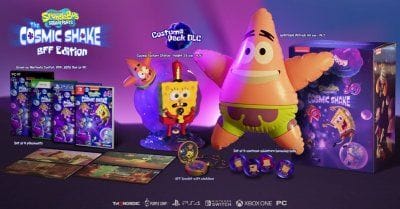 SpongeBob SquarePants: The Cosmic Shake, une BFF Edition collector dévoilée avec un Patrick gonflable