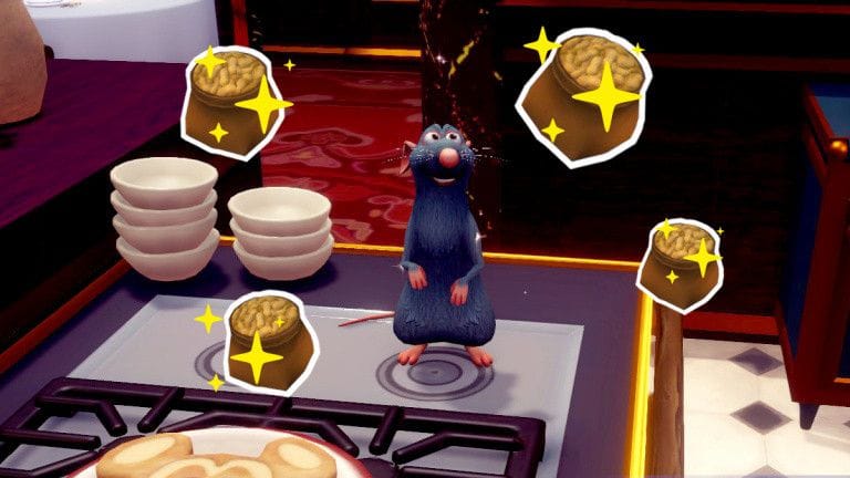 Disney Dreamlight Valley, cacahuètes : comment terminer la quête Livre de recettes de Rémy ? Notre guide