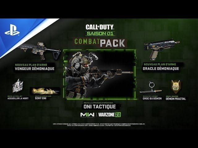 Call of Duty: Modern Warfare II & Warzone 2.0 - Bande-annonce Pack de Combat - Saison 1 | PS5, PS4
