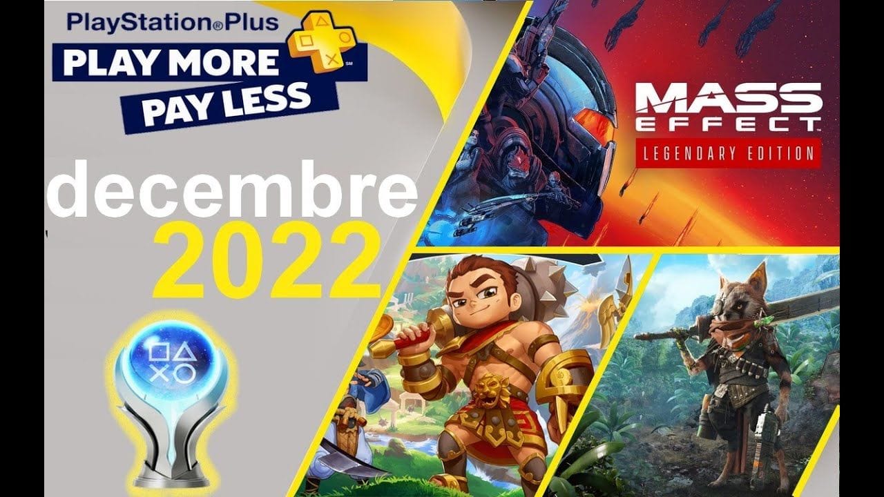 Ps+ Decembre 2022 ( 3 jeux ) Teaser ➤ Trophée platine facile, intéressant, décevant ?