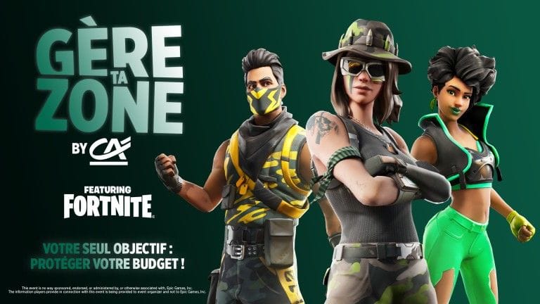 Avec le Crédit Agricole, apprenez à maîtriser votre budget... sur Fortnite !