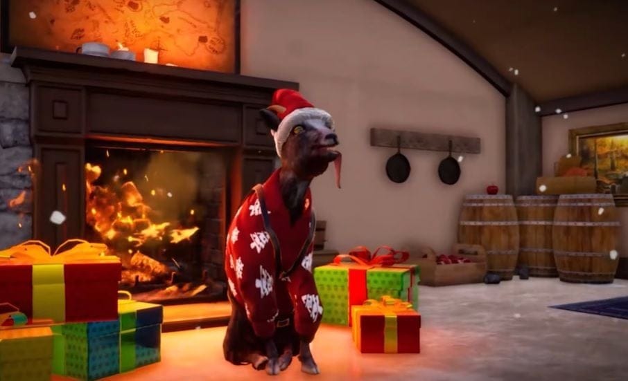 Goat Simulator 3 se prépare à célébrer les fêtes de fin d'année !