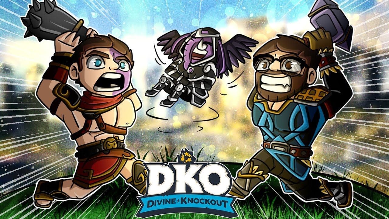 THE HUMAN TORCH IS A GOD?! | DKO: Divine Knockout! (ft. Gorillaphent & Kyle)