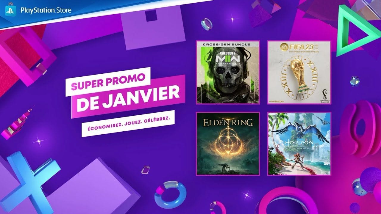 PlayStation Store | Super promo de janvier | PS5, PS4