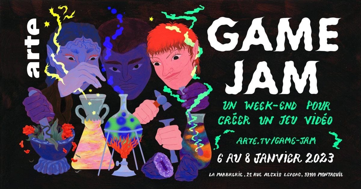 Arte organise une Game Jam ce weekend