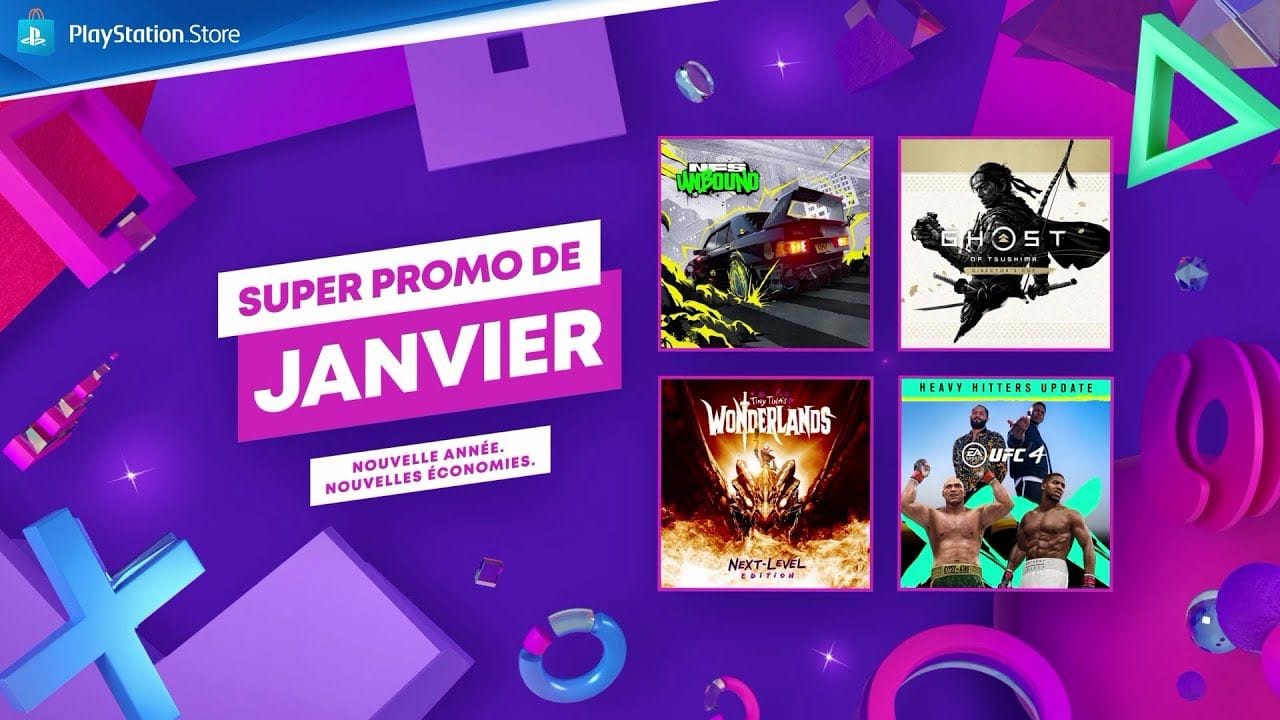 PlayStation Store | Super promo de janvier - Nouveaux jeux ajoutés | PS5, PS4