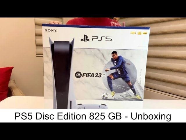 PS5 Disc Edition 825 GB-Unboxing