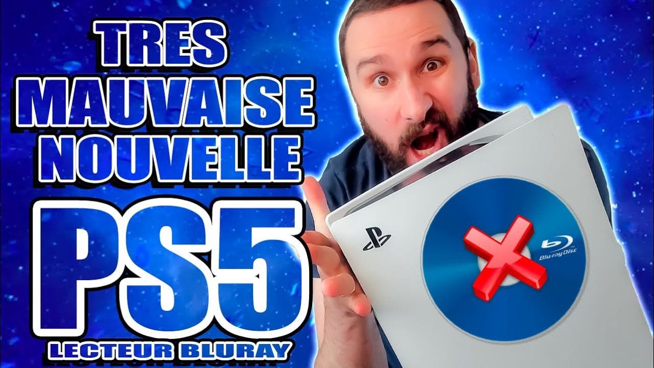 PS5 😱 TRES MAUVAISE NOUVELLE LECTEUR BLURAY 💿❌