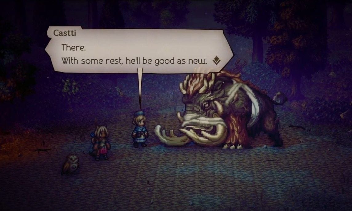 Octopath Traveler II, la présentation de Ochette et Castti