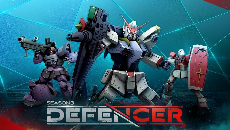 Gundam Evolution annonce sa saison 3 nommée Defencer