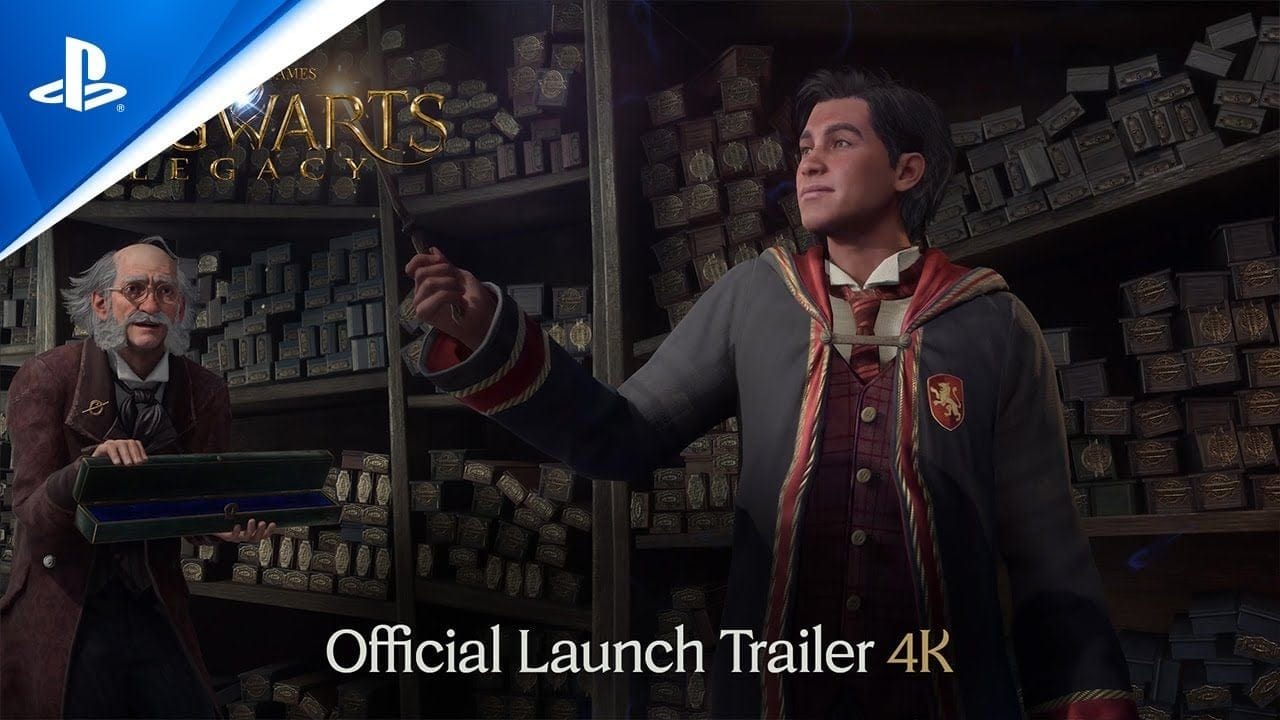 Hogwarts Legacy - Official 4K Launch Trailer | PS5 & PS4 Games