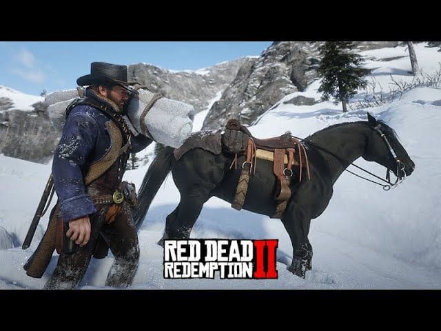 CAÇANDO E MOSTRANDO MISTÉRIOS NA NEVE - Red Dead Redemption 2