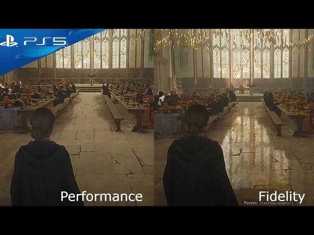 Hogwarts Legacy (PS5) Performance vs. Fidelity w/ Ray Tracing Mode | Quick Comparison