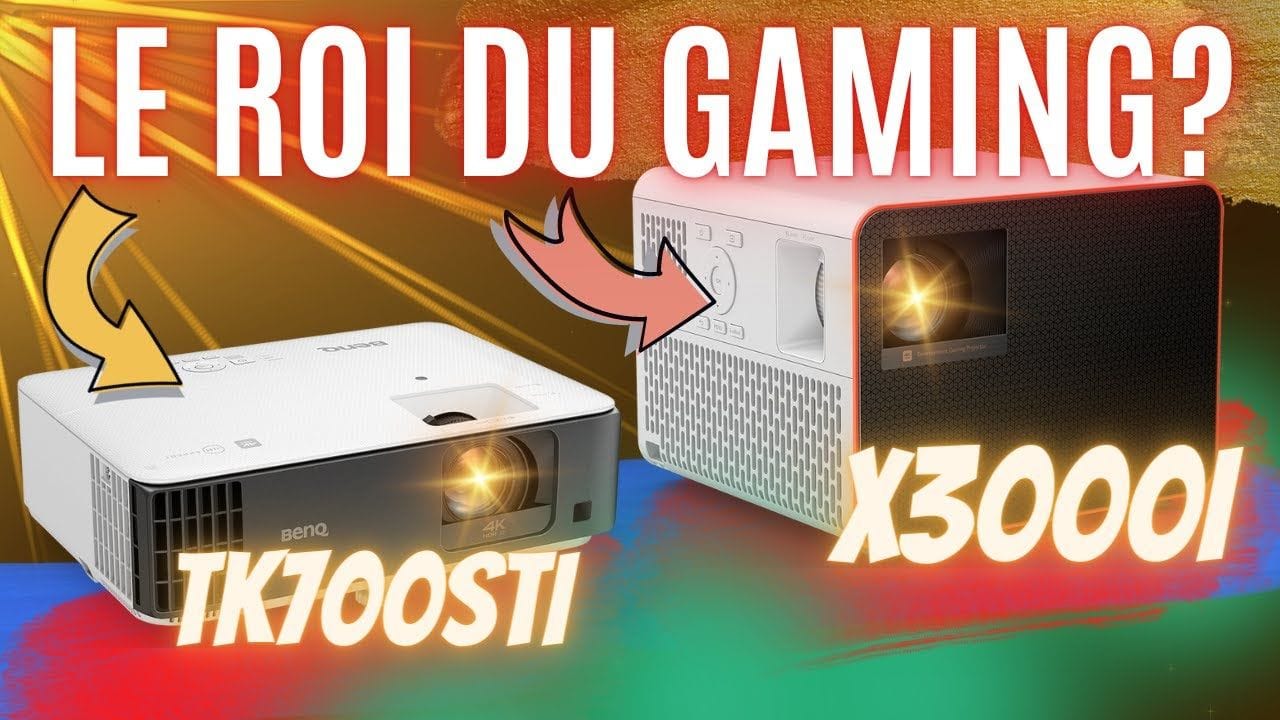 Duel vidéoprojecteurs 4k, quel est le modèle ultime pour gameurs ? X3000i ou TK700sti de BenQ?