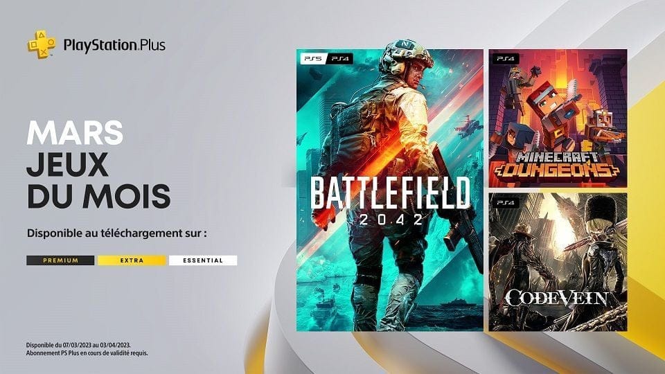 PS Plus : Les jeux mensuels de Mars 2023 !