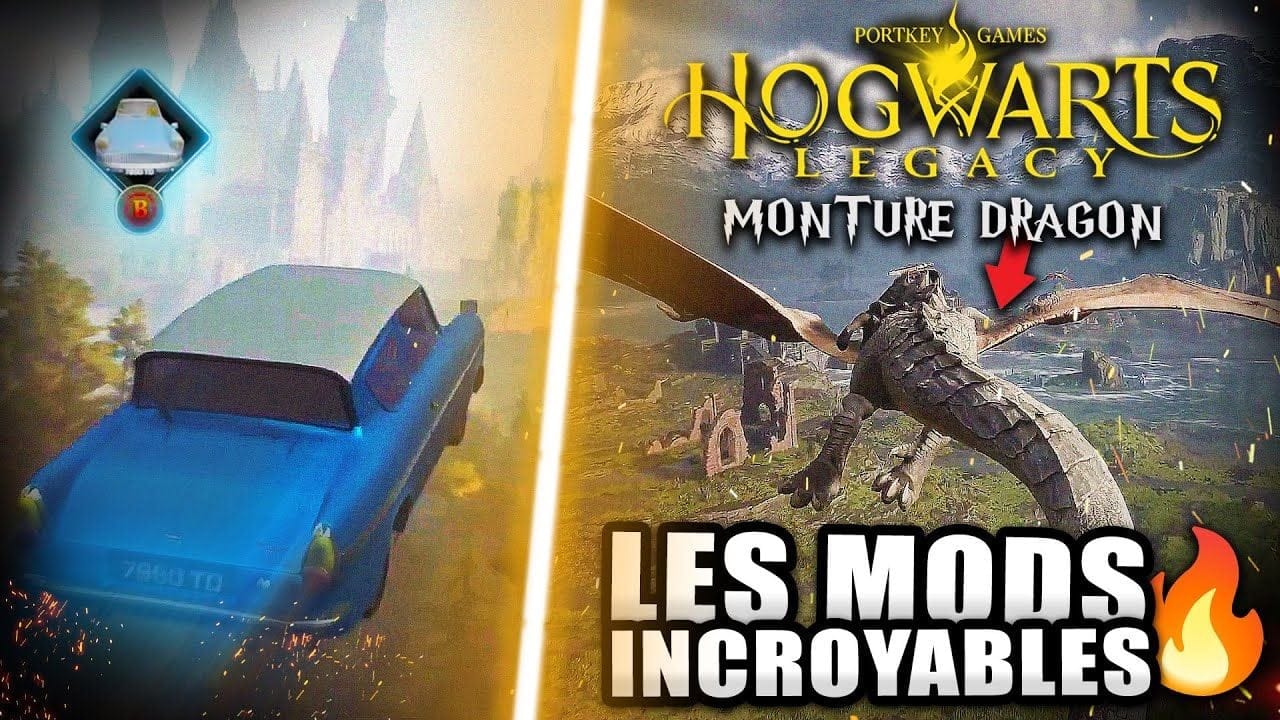 Hogwarts Legacy : Les Meilleurs MODS (Multijoueurs, Dragon, ...) ça va trop loin 😭