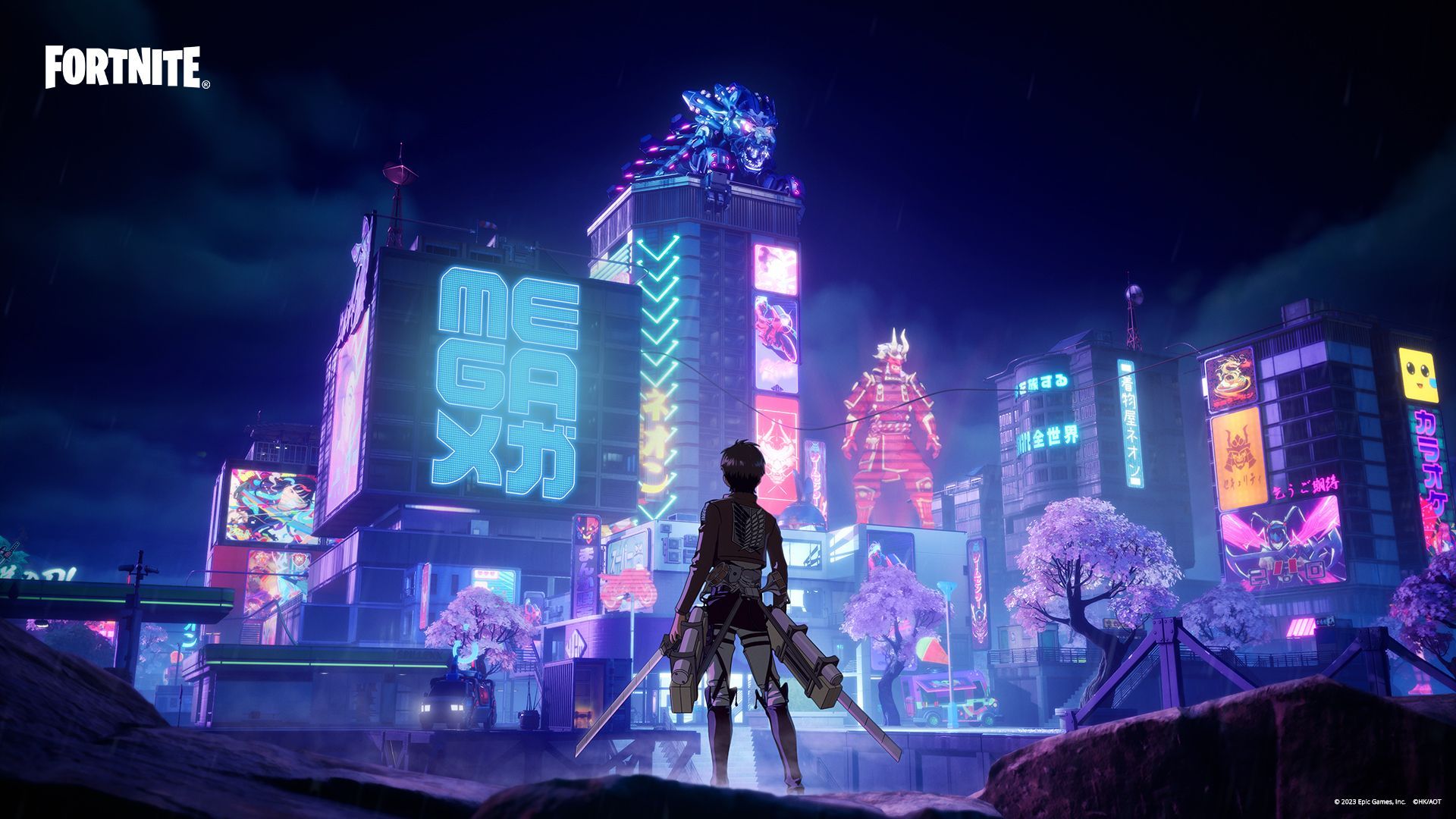 Le crossover Attack on Titan Fortnite confirmé par Epic