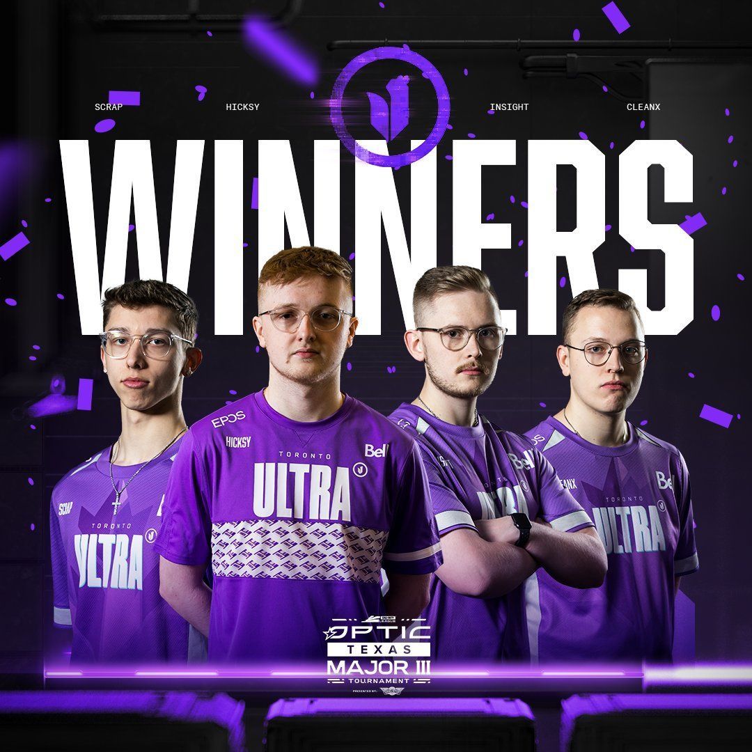 Toronto Ultra sont les champions Call of Duty League Major III