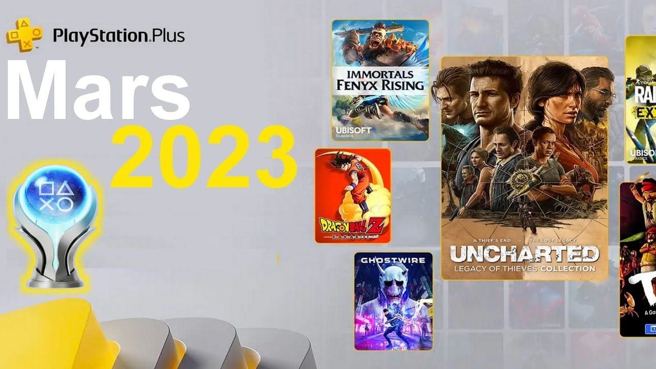 Ps+ Extra de Mars 2023 : 15 jeux offerts  ➤ Trophée platine  : Temps d'obtention et Difficulté