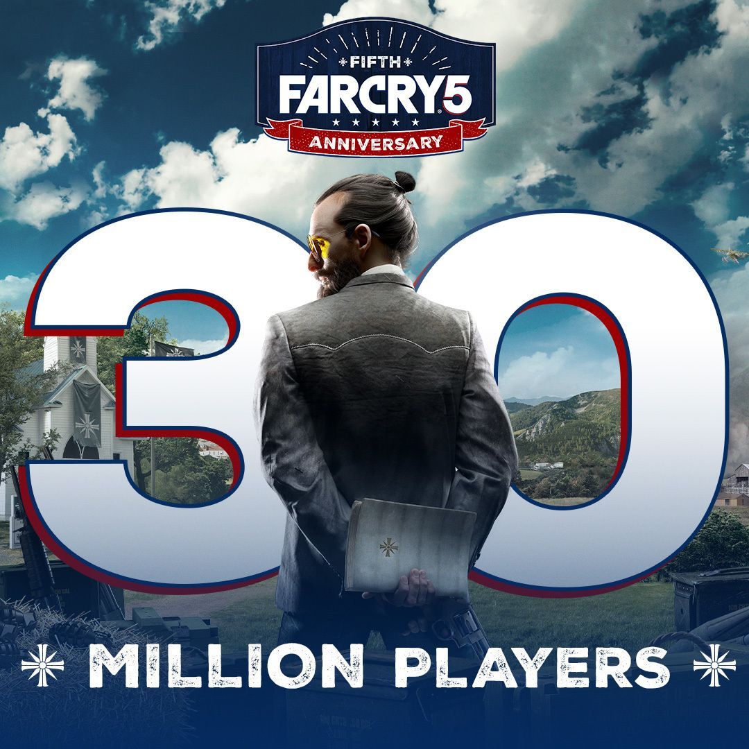 Far Cry 5 grimpe à plus de 30 millions de joueurs