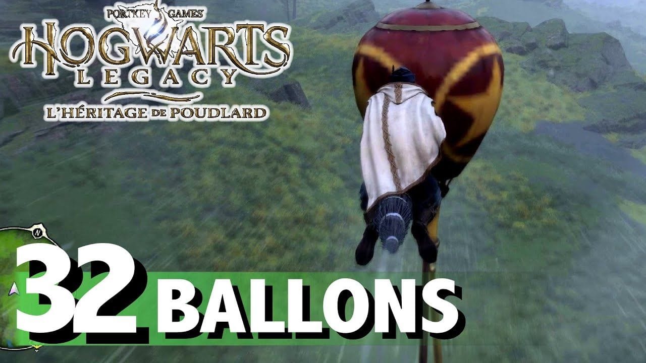 OÙ TROUVER TOUS LES BALLONS (SET DE 5) -  HOGWARTS LEGACY L'HERITAGE DE POUDLARD