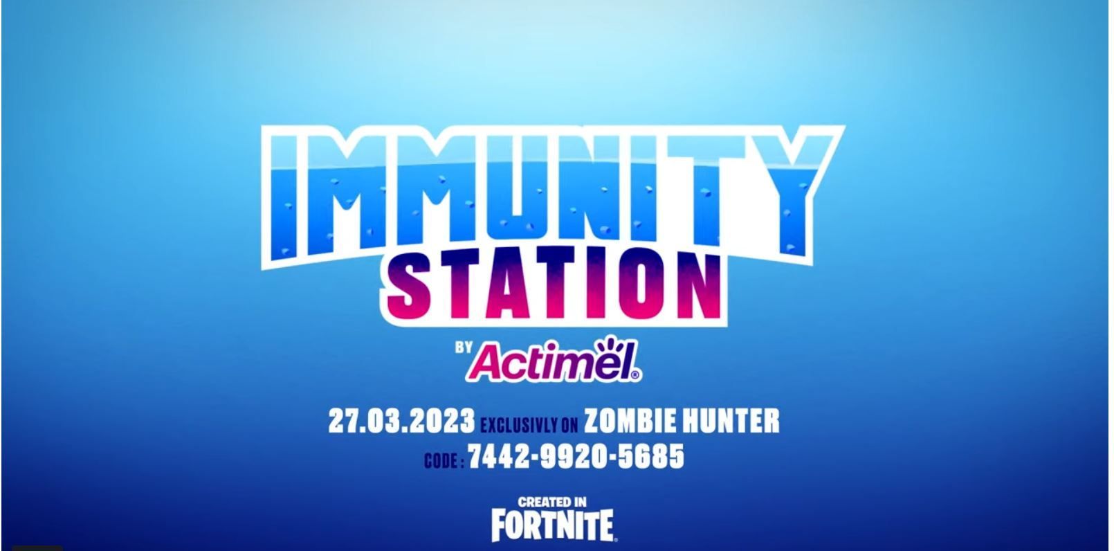 Fortnite accueille l'Immunity Station by Actimel - JVL