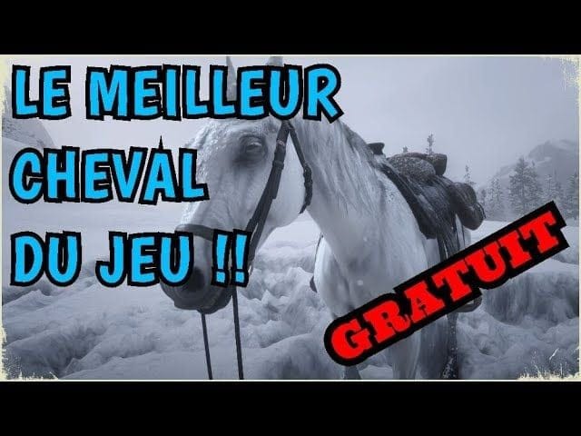 Red Dead Redemption 2 : LE MEILLEUR CHEVAL DU JEU - PUR-SANG ARABE BLANC [Gratuit]