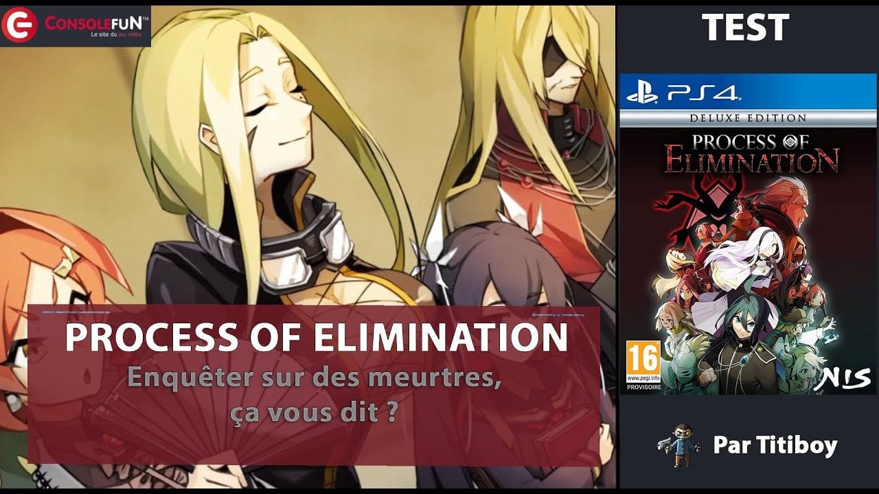 [TEST] PROCESS OF ELIMINATION sur PS4 & SWITCH